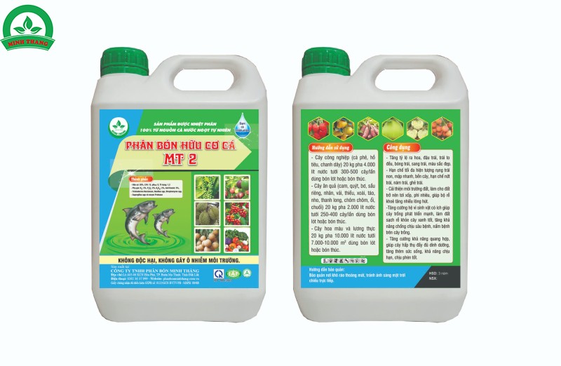 PHÂN BÓN HỮU CƠ CÁ MT2 (5L)