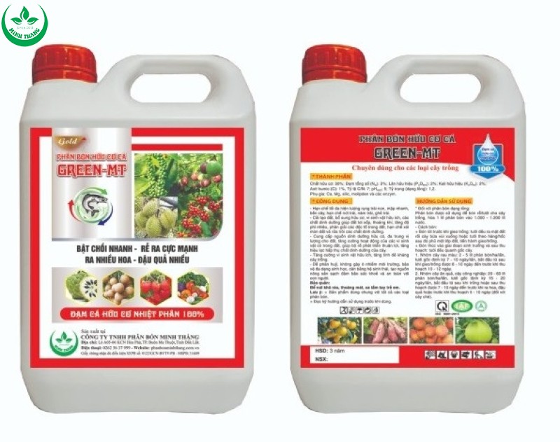 PHÂN BÓN HỮU CƠ CÁ GREEN - MT
